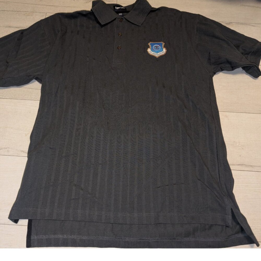 309th Maintenance Wing Mens Collared Shirt Size XL - Dark Gray